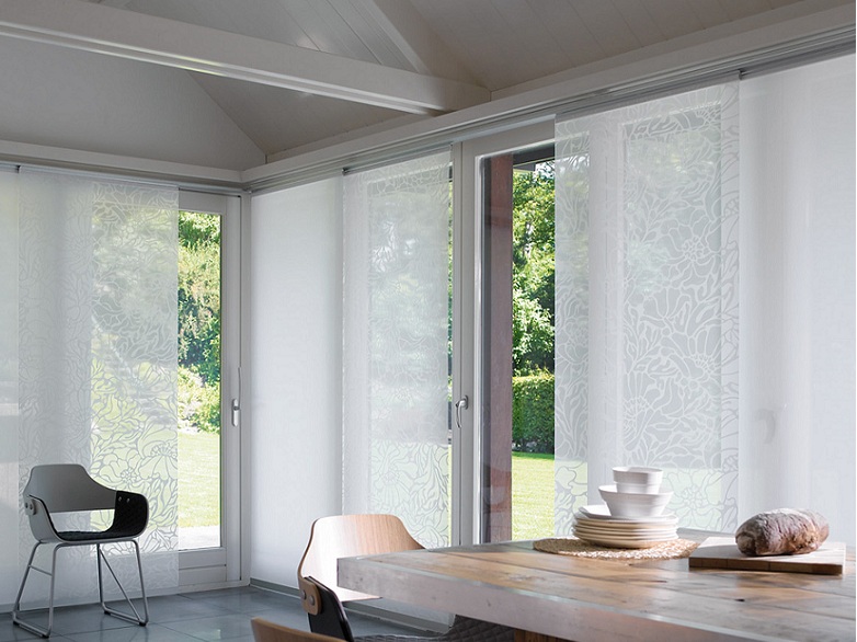 Vertical Screentex Flint Blinds