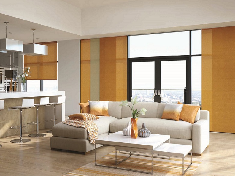 Vertical Screentex Flint Blinds