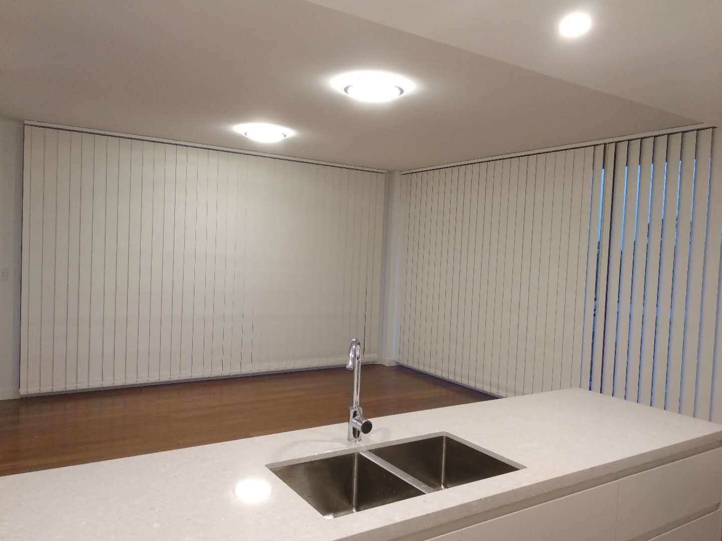 Vertical Screentex Flint Blinds