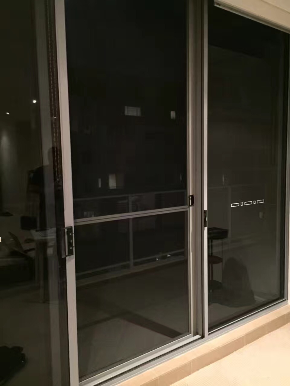 Vertical Screentex Flint Blinds