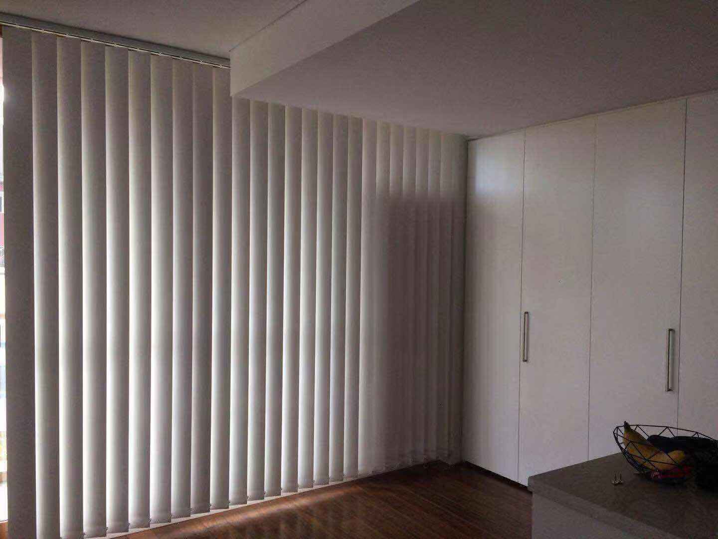 Vertical Screentex Flint Blinds