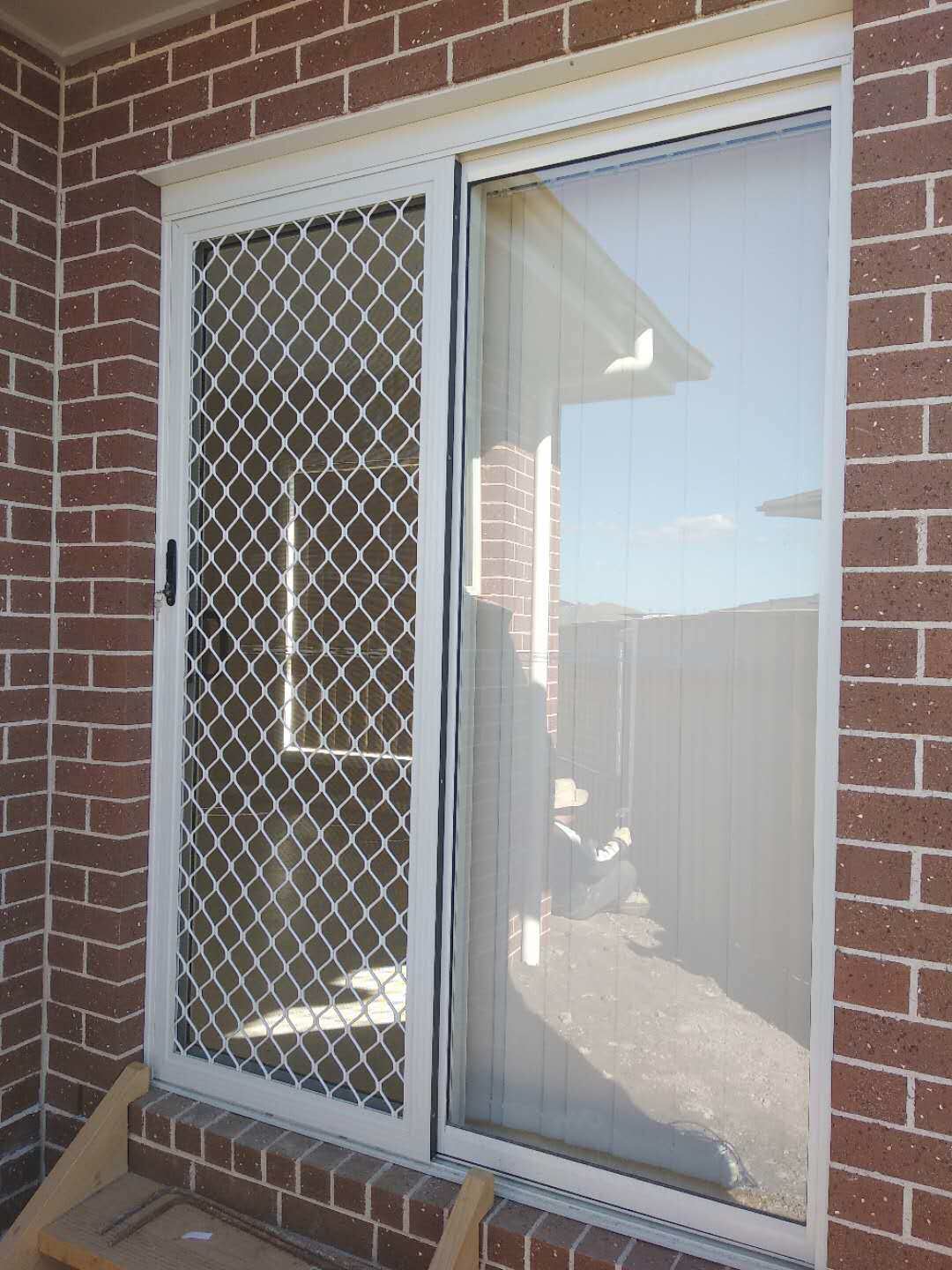Vertical Screentex Flint Blinds