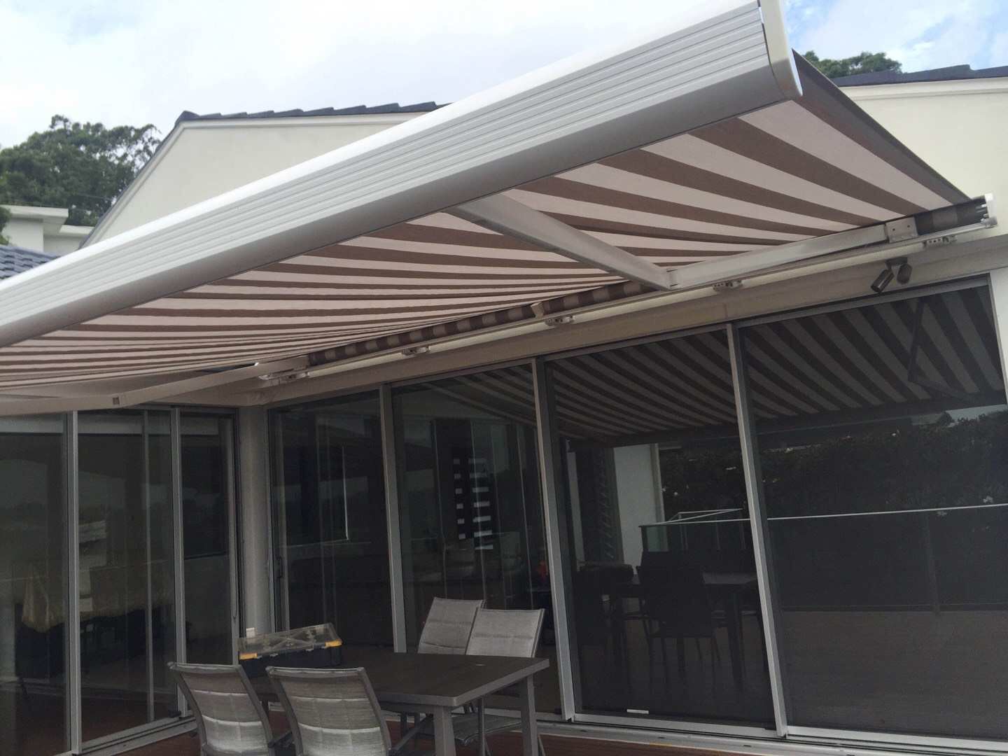 Vertical Screentex Flint Blinds