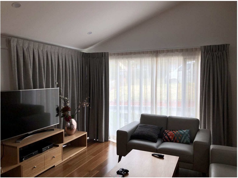 Vertical Screentex Flint Blinds