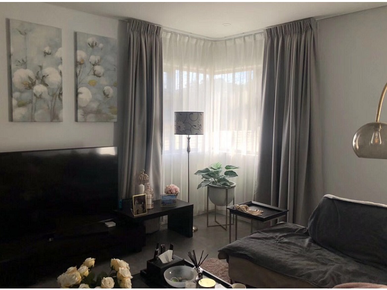 Vertical Screentex Flint Blinds